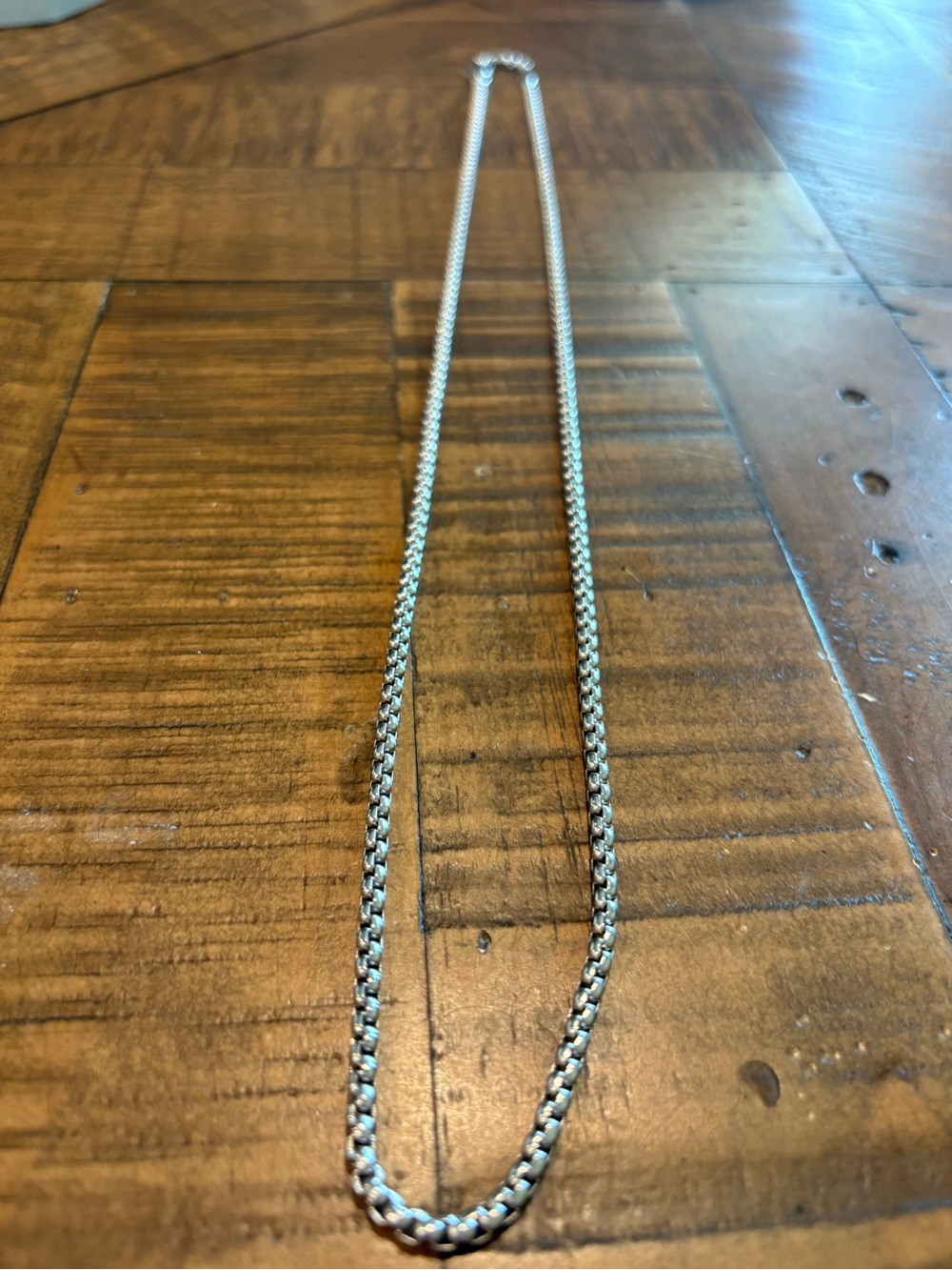 Silver Tone Chain Necklace